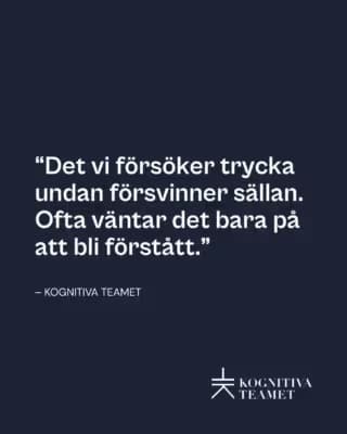 Det är vanligt att försöka hantera svåra känslor genom att skjuta undan dem, distrahera sig eller bara fortsätta framåt.